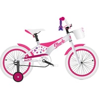 Детский велосипед Stark Tanuki 18 Girl 2021 (белый/розовый)
