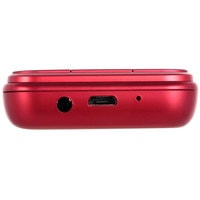 Кнопочный телефон Panasonic KX-TF200RU (красный)