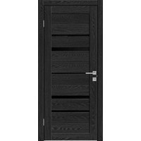Межкомнатная дверь Triadoors Luxury 582 ПО 55x190 (anthracites/лакобель черный)