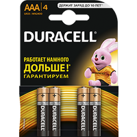 Батарейка DURACELL AAA 4 шт.