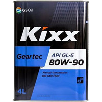 Трансмиссионное масло Kixx Geartec GL-5 80W90 L298344TE1 4 л