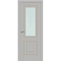 Межкомнатная дверь ProfilDoors 28U L 80x200 (манхэттен/мателюкс матовое узор золото)