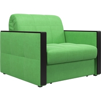 Кресло-кровать 4 сезона Лион 0,8 (velutto 31 зеленый/накладка венге)