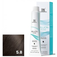 Крем-краска для волос TNL Professional Million Gloss 5.8 100 мл