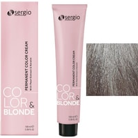 Крем-краска для волос Sergio Professional Color&Blonde 10.12 очень светлый блондин жемчужный лед
