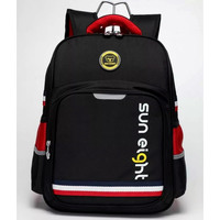 Школьный рюкзак Sun Eight SE-2888 (черный/красный)