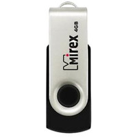USB Flash Mirex Color Blade Swivel Rubber 2.0 4GB 13600-FMURUS04