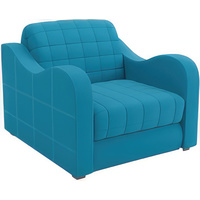 Кресло-кровать Мебель-АРС Барон №4 (рогожка, синий)