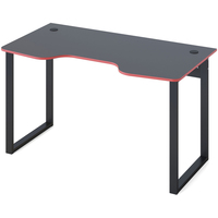 Геймерский стол Сокол КСТ-19 (черный с красной кромкой)