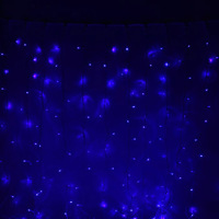 Световой дождь Luazon Занавес (2x3 м, синий) [1080221]