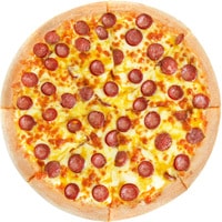 Пицца Domino's Колбаски Карри (сырный борт, 30 см)
