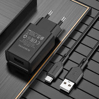 Сетевое зарядное Borofone BA68A USB Type-C (черный)