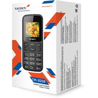 Кнопочный телефон TeXet TM-B208 (черный)
