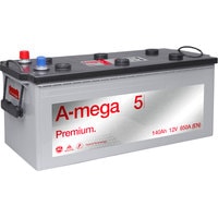 Автомобильный аккумулятор A-mega Premium 140 L (140 А·ч)