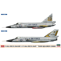Сборная модель Hasegawa F-102QA Delta Dagger F-106A Delta Dart (2 kits)