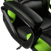 Кресло GameMax GCR07 (черный/зеленый)
