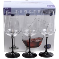 Набор бокалов для вина Bohemia Crystal Sandra 40728/D4656/450