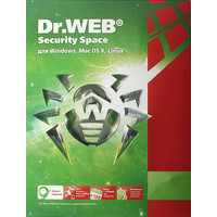 Система защиты от интернет-угроз Dr.Web Security Space (3 ПК, 1 год)