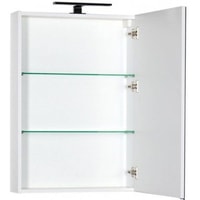  Aquanet Шкаф с зеркалом Алвита 60 00183994 (белый)