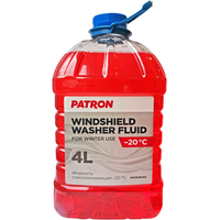 Стеклоомывающая жидкость Patron Windshield Washer Fluid -20C 4л