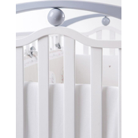 Классическая детская кроватка Верес Соня ЛД-5 (белый/серый)