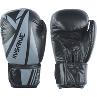 Тренировочные перчатки Insane Ares 8oz (черный/серый)