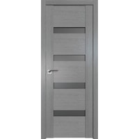 Межкомнатная дверь ProfilDoors 2.81XN L 80x200 (грувд серый, стекло графит) в Лиде