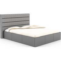 Кровать Bon Mebel Севилья с ПМ 140x200 (кожзам серый)