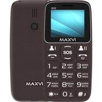 Кнопочный телефон Maxvi B110 (коричневый)