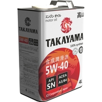 Моторное масло Takayama 5W-40 API SN/CF 4л