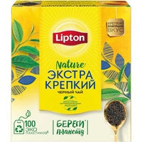 Черный чай Lipton Nature Экстра крепкий 100 шт