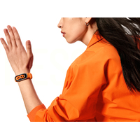 Фитнес-браслет Xiaomi Smart Band 8 (золотистый, с оранжевым силиконовым ремешком, китайская версия)