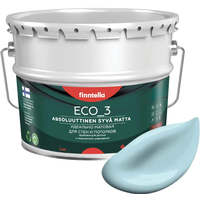 Краска Finntella Eco 3 Wash and Clean Jaata F-08-1-9-LG258 9 л (светло-голубой)