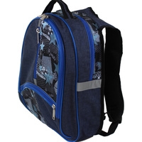 Школьный рюкзак Polikom 3406-4,2 (синий/звезды)