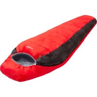 Спальный мешок Acamper Nordlys 2x200г/м2 (правая молния, красный/черный)