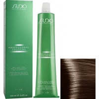Крем-краска для волос Kapous Professional Studio с экстрактом женьшеня и рисовыми прот. S 6.0 темный блонд