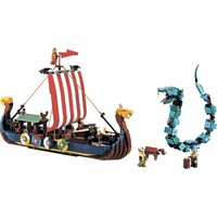Конструктор LEGO Creator 31132 Корабль викингов и Змей Мидгарда