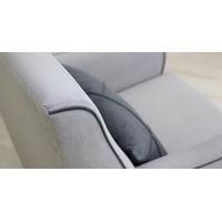 Интерьерное кресло Нижегородмебель Френсис ТК 264 (офелия/амиго велюр, светло-серый/серый)