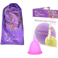 Менструальная чаша Me Luna Classic Shorty S стебель (фиолетовый)