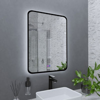  Grossman Зеркало Elegans-норма Black LED 1760802 (с сенсорным выключателем и подогревом)