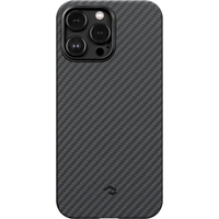 Чехол для телефона Pitaka MagEZ Case 3 для iPhone 14 Pro Max (1500D twill, черный/серый)