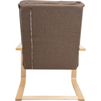 Интерьерное кресло Calviano Soft 1 (коричневый) в Бобруйске