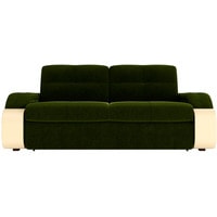 Диван Лига диванов Николь 29442 (микровельвет, зеленый)