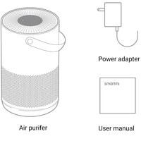 Очиститель воздуха SmartMi Air Purifier P1 ZMKQJHQP12 (международная версия, серебристый)