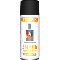 Эмаль Starfix термостойкая SM-26804-1 0.52 л (черный)