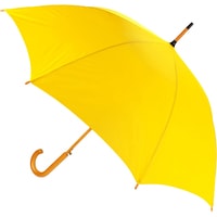 Зонт-трость SunShine Arwood деревянная ручка жёлтый