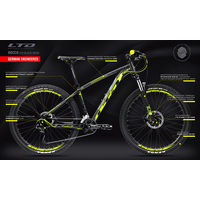 Велосипед LTD Rocco 970 29 2022 (черный/желтый)