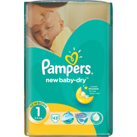 Подгузники Pampers New Baby-Dry 1 Newborn (43 шт)