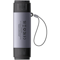 Карт-ридер Baseus AirJoy USB-A & Type-C to SD/TF Card Reader WKQX070301