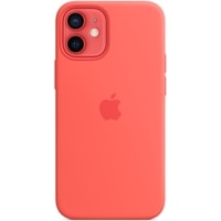 Чехол для телефона Apple MagSafe Silicone Case для iPhone 12 mini (розовый цитрус)